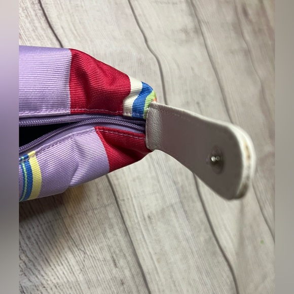 Stephanie Johnson Striped Cosmetic Bag Wristlet - Picture 6 of 8